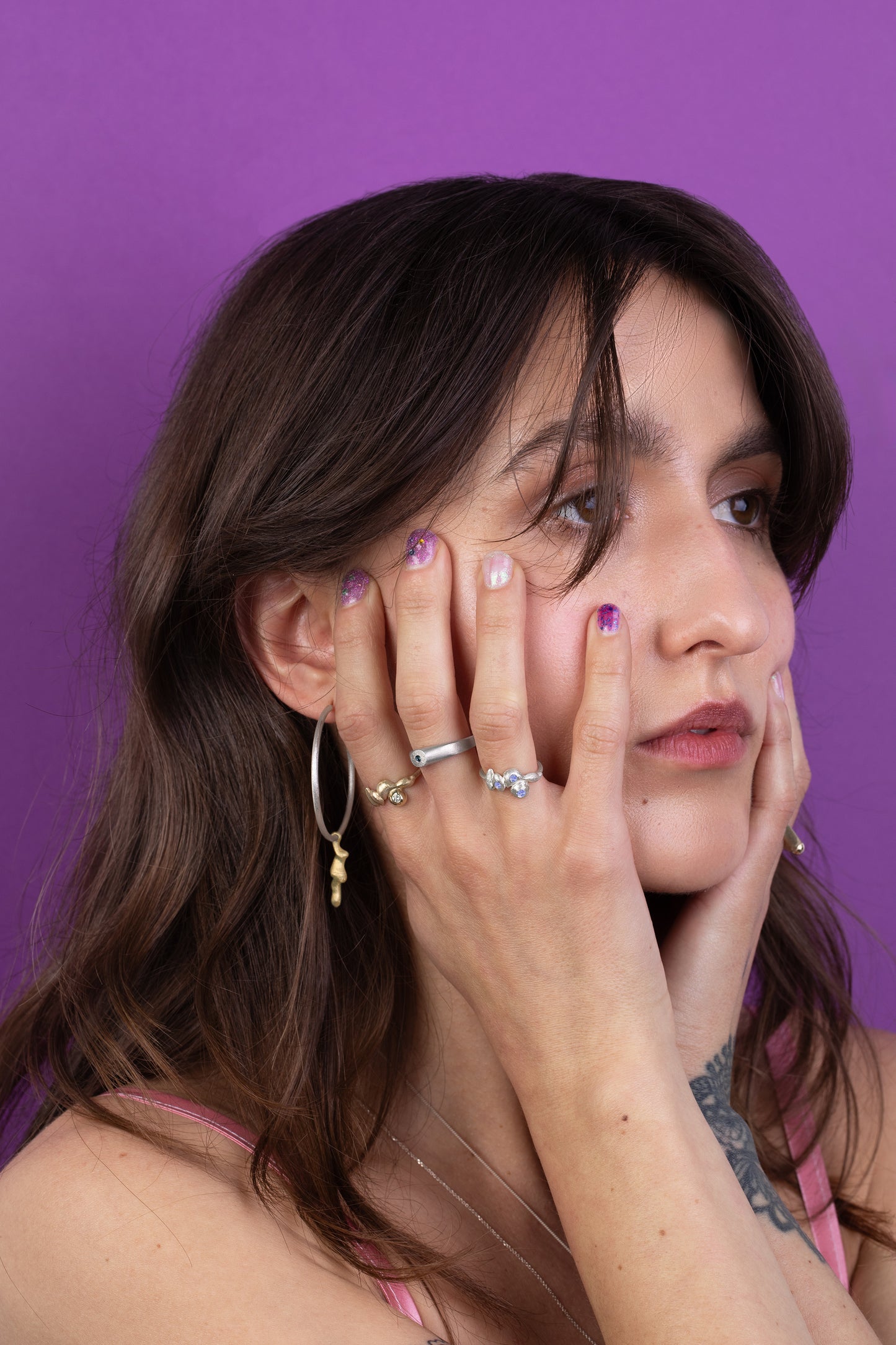 bobble ring gold