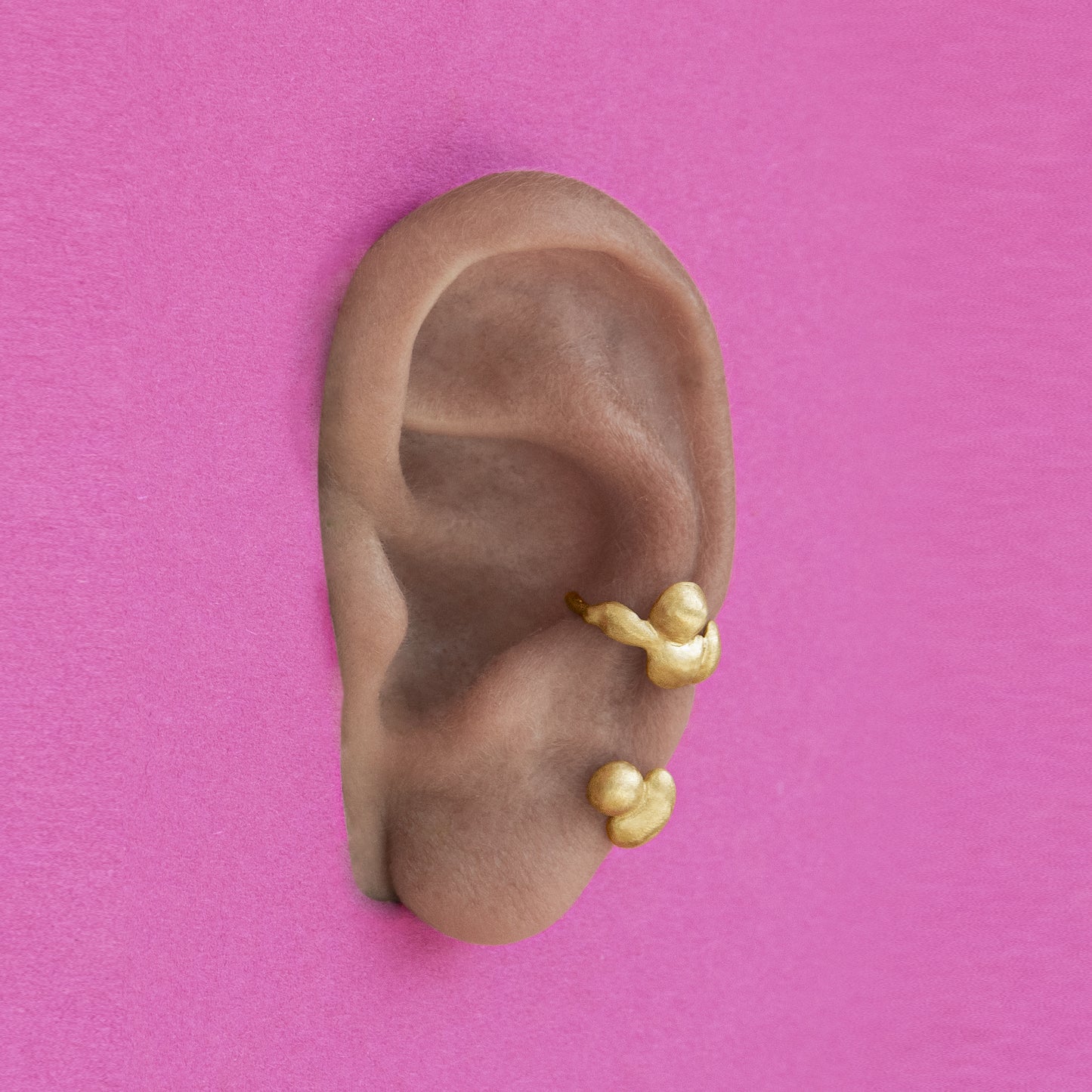bobbles ear cuff gold