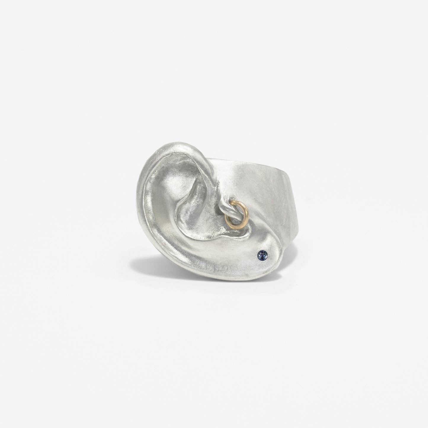 ear ring with piercing and stud