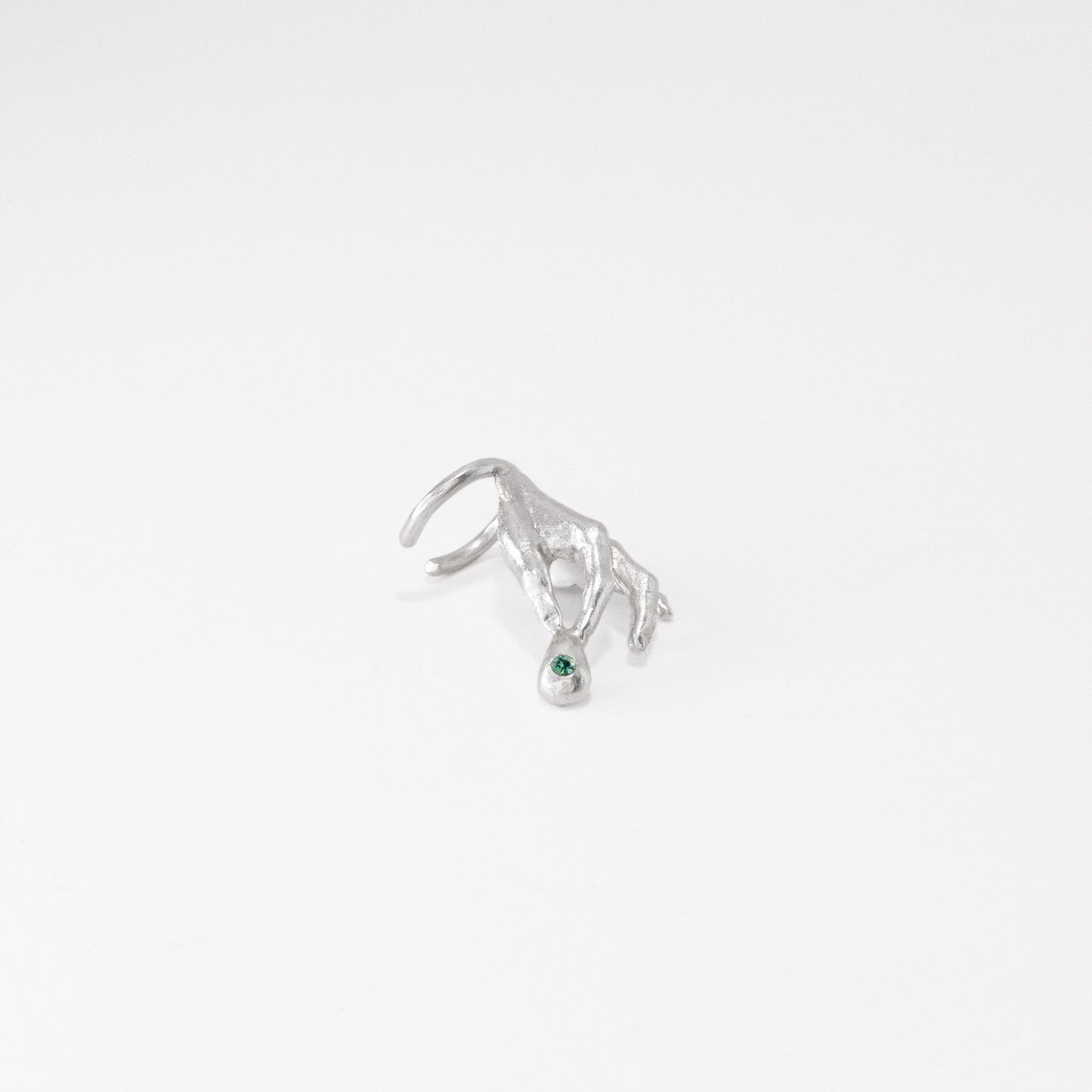 handle with care ear cuff magic green