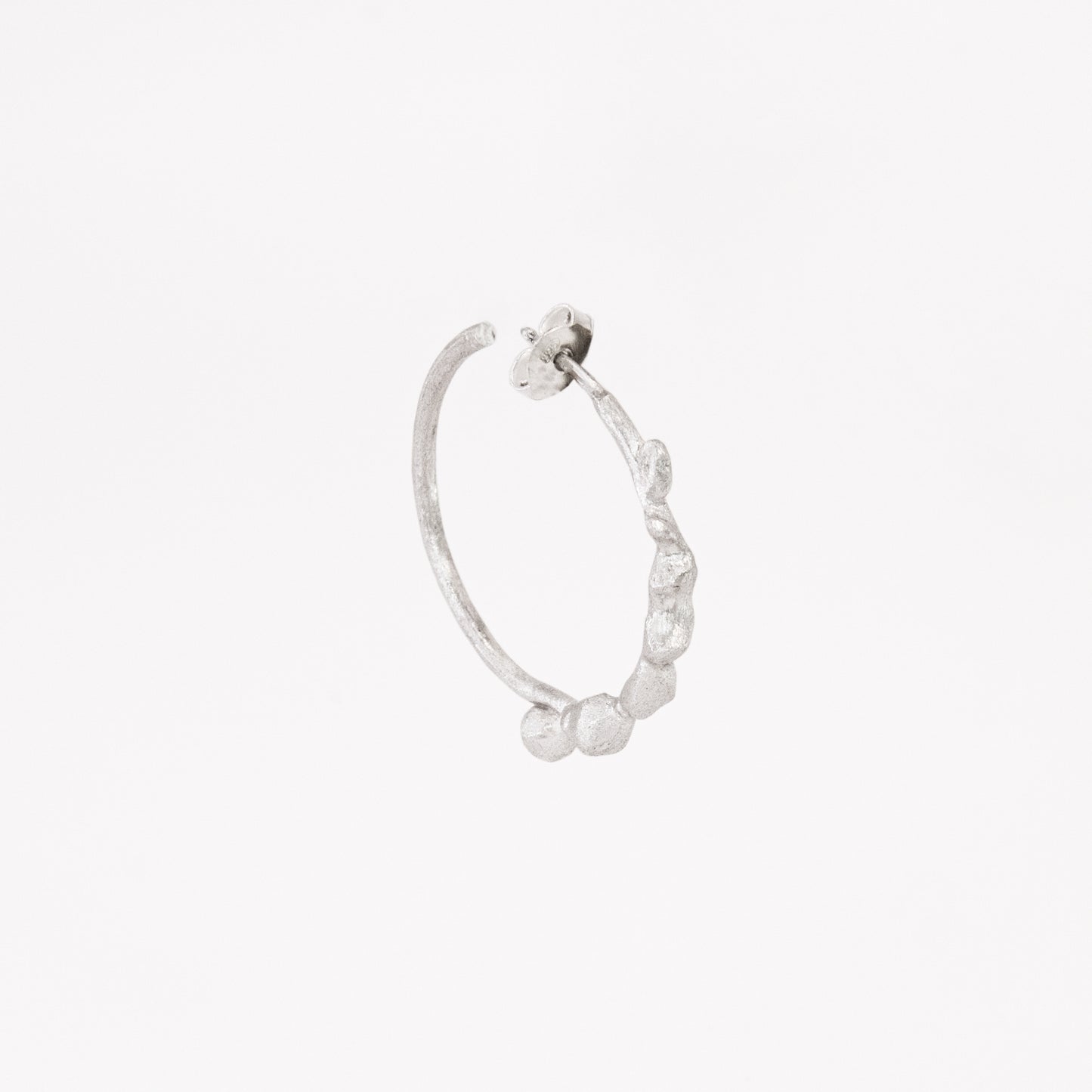 molten hoop earring