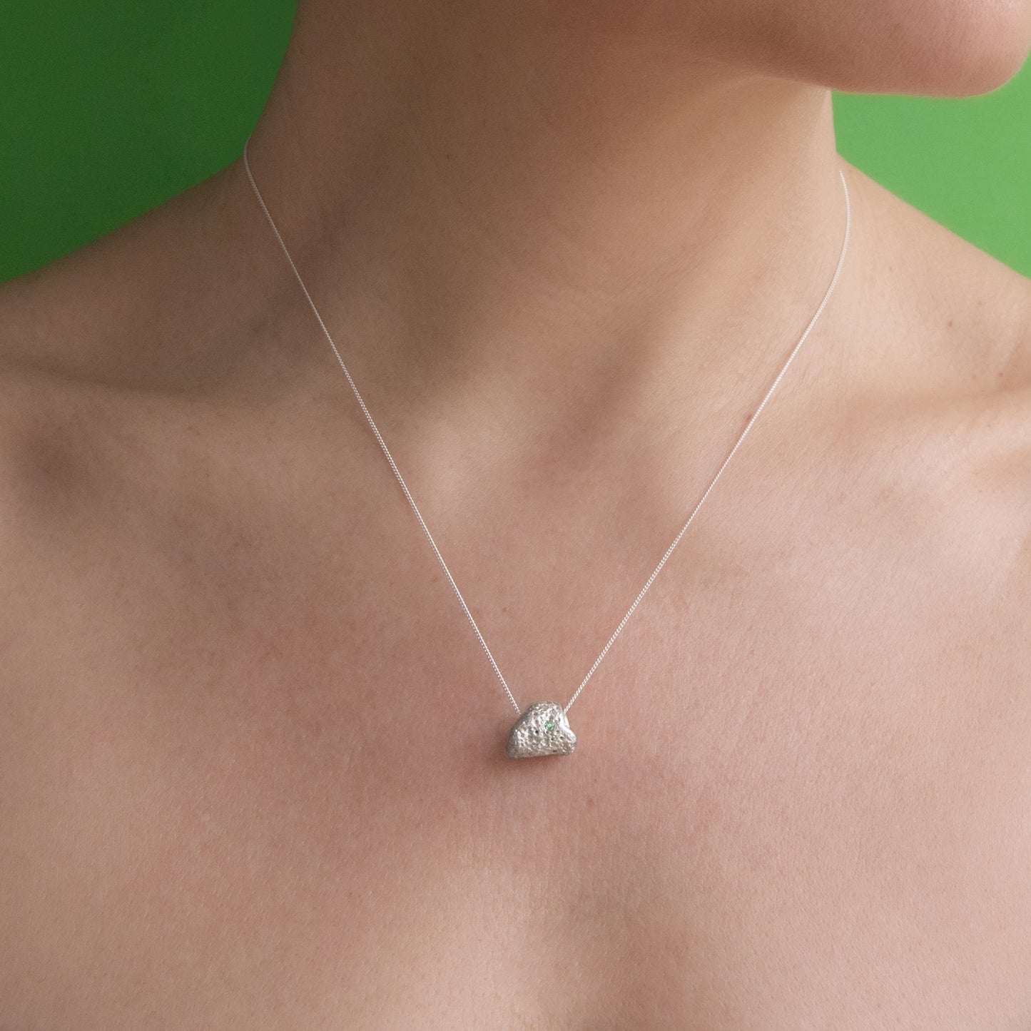 coral gem necklace