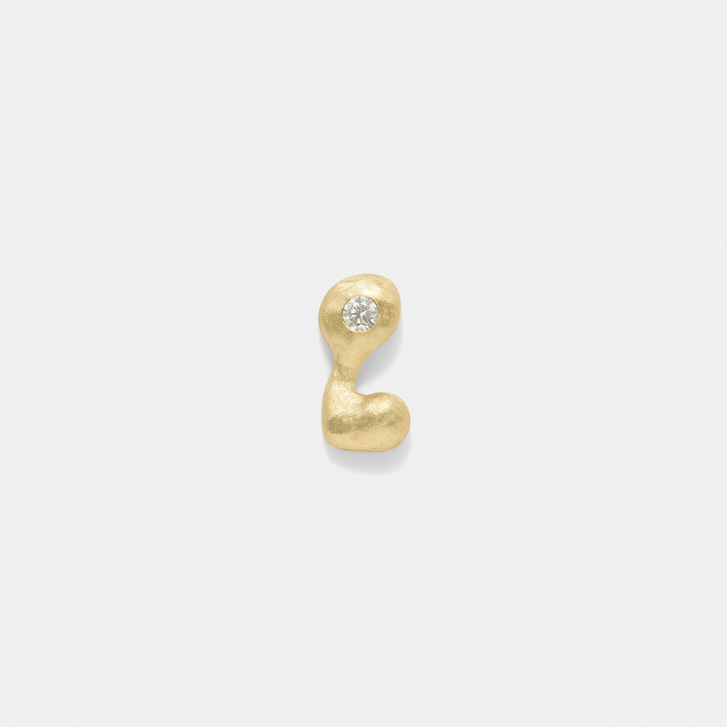 profile stud gold&diamond