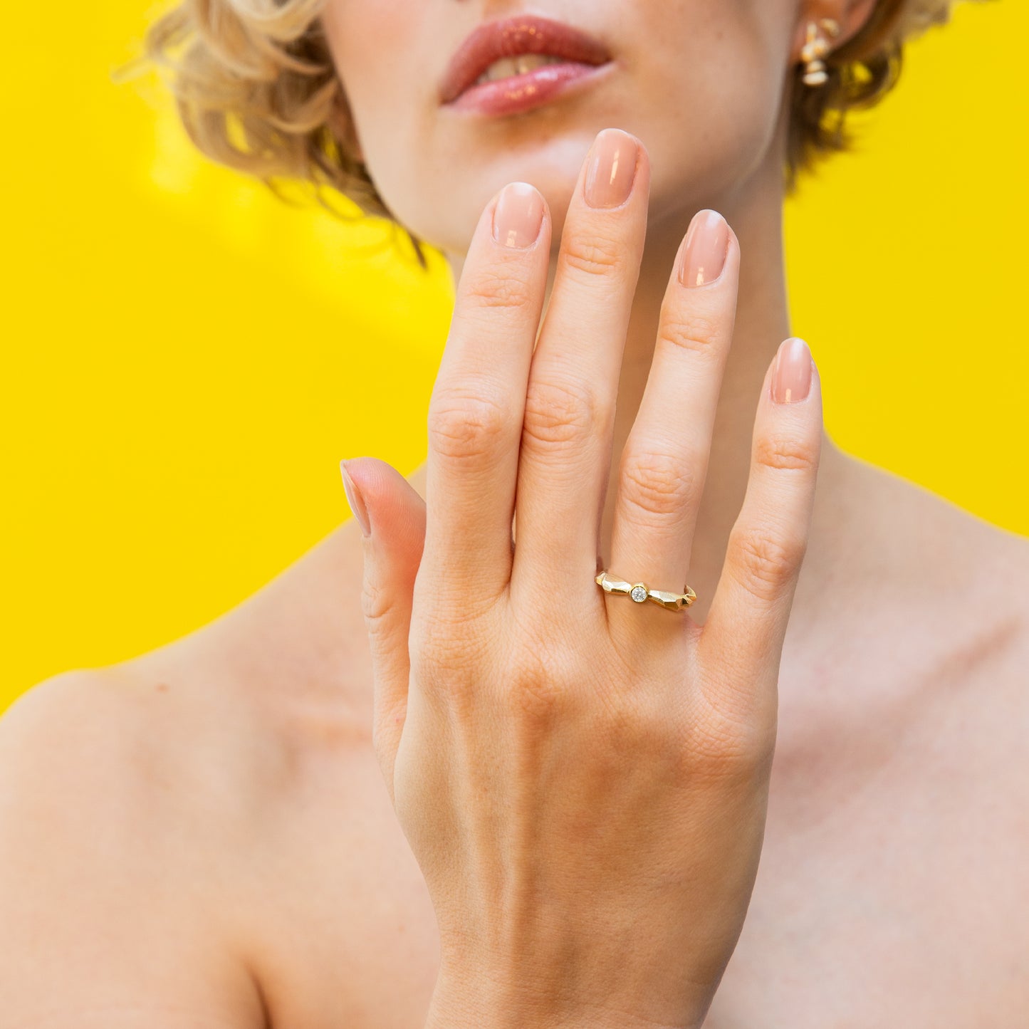 sunny mountain ring gold & diamond