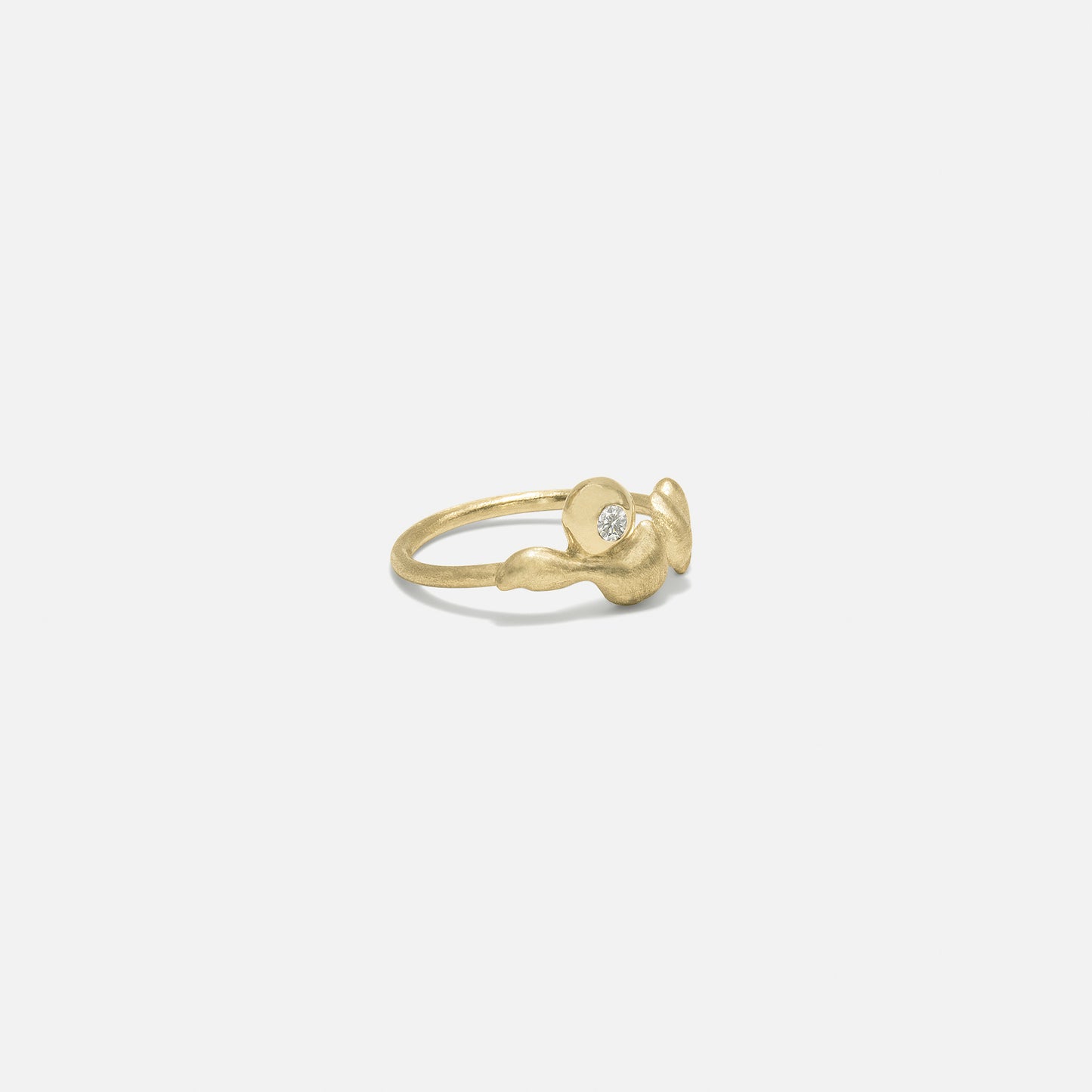 bobble ring gold&diamond