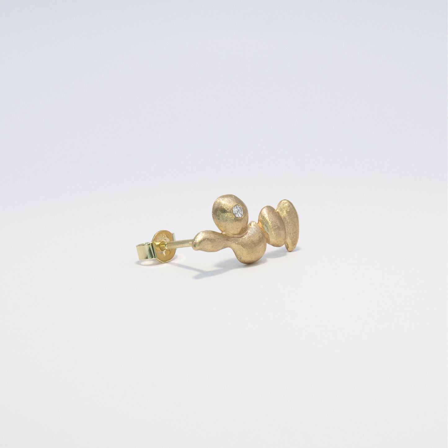 bobbles gem stud gold&diamond