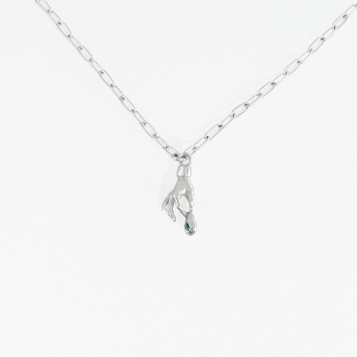handle with care necklace-magic green