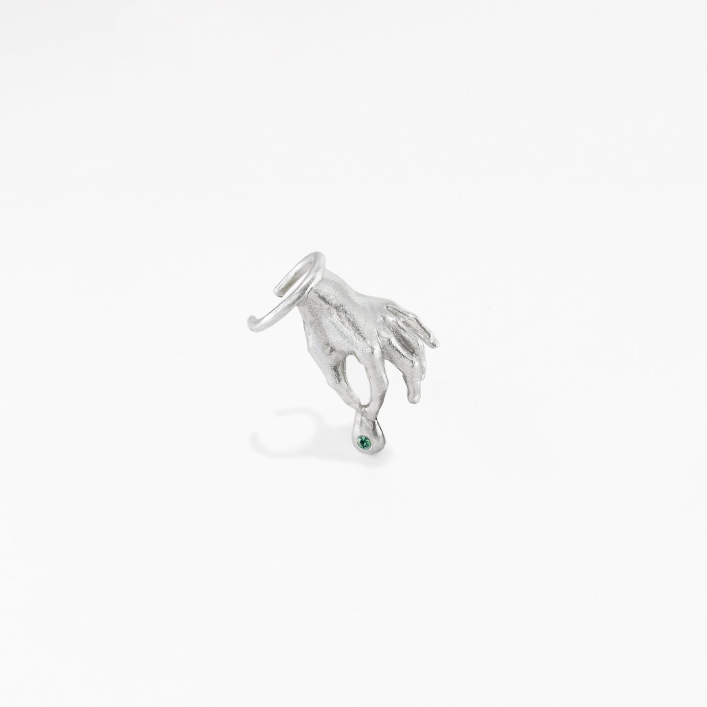 handle with care ear cuff magic green
