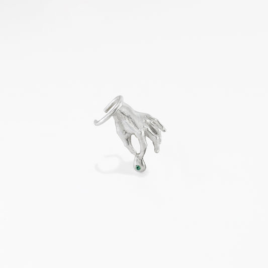 handle with care ear cuff magic green