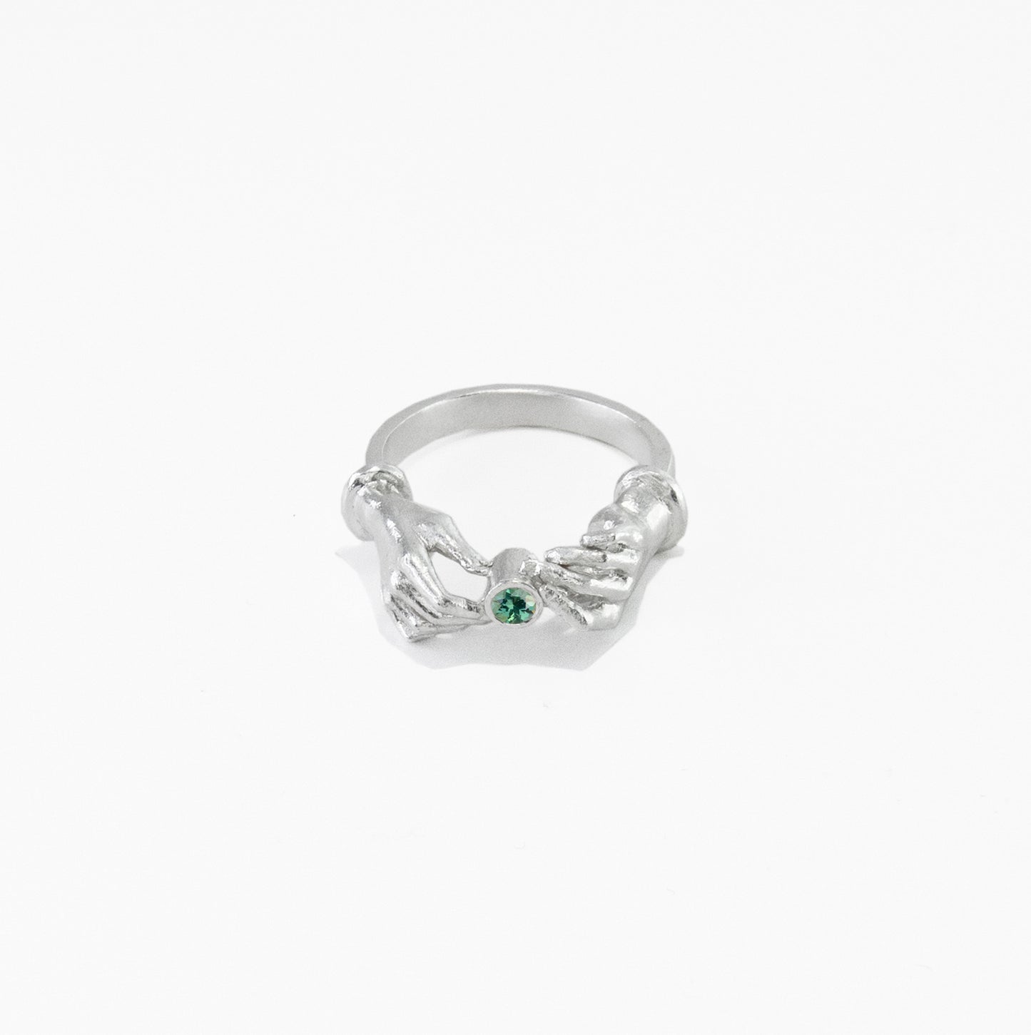 hands up ring magic green