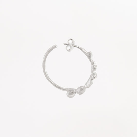 molten hoop earring