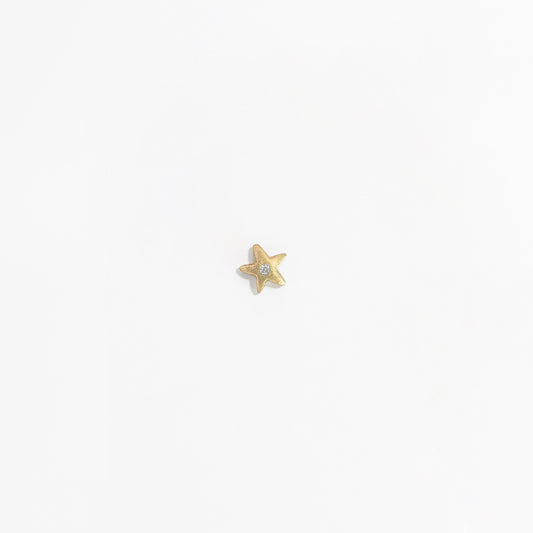 twinkly star stud gold
